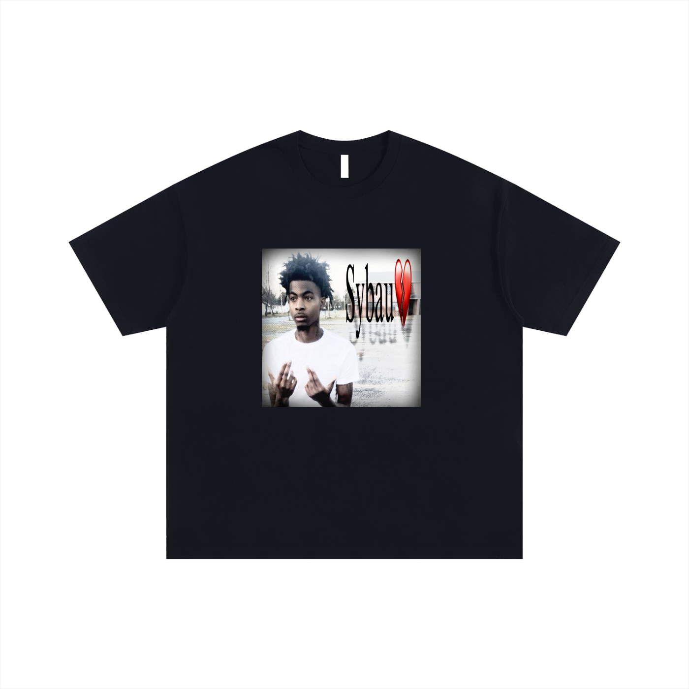 Sybau Black T-shirt