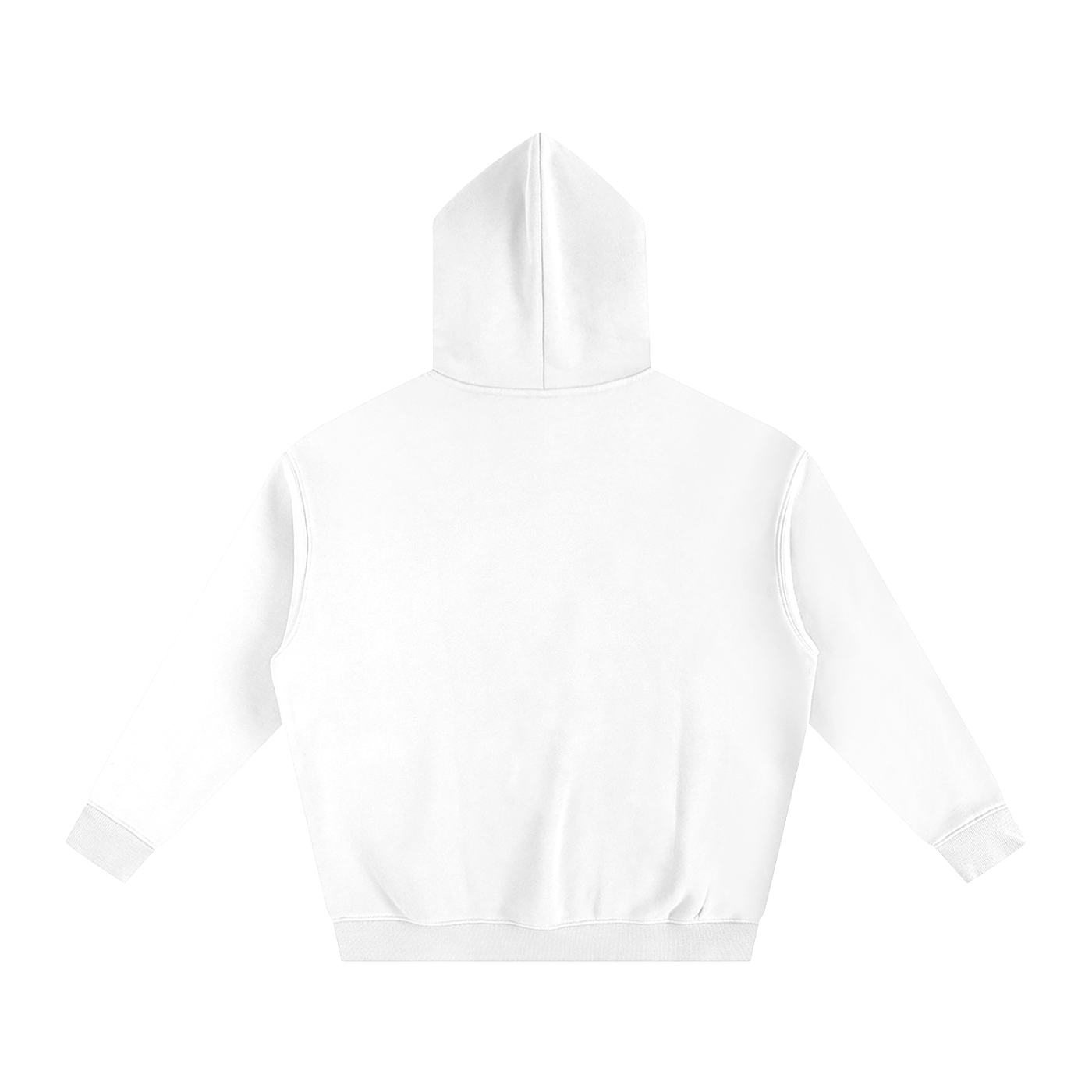Sybau White Fleece Hoodie
